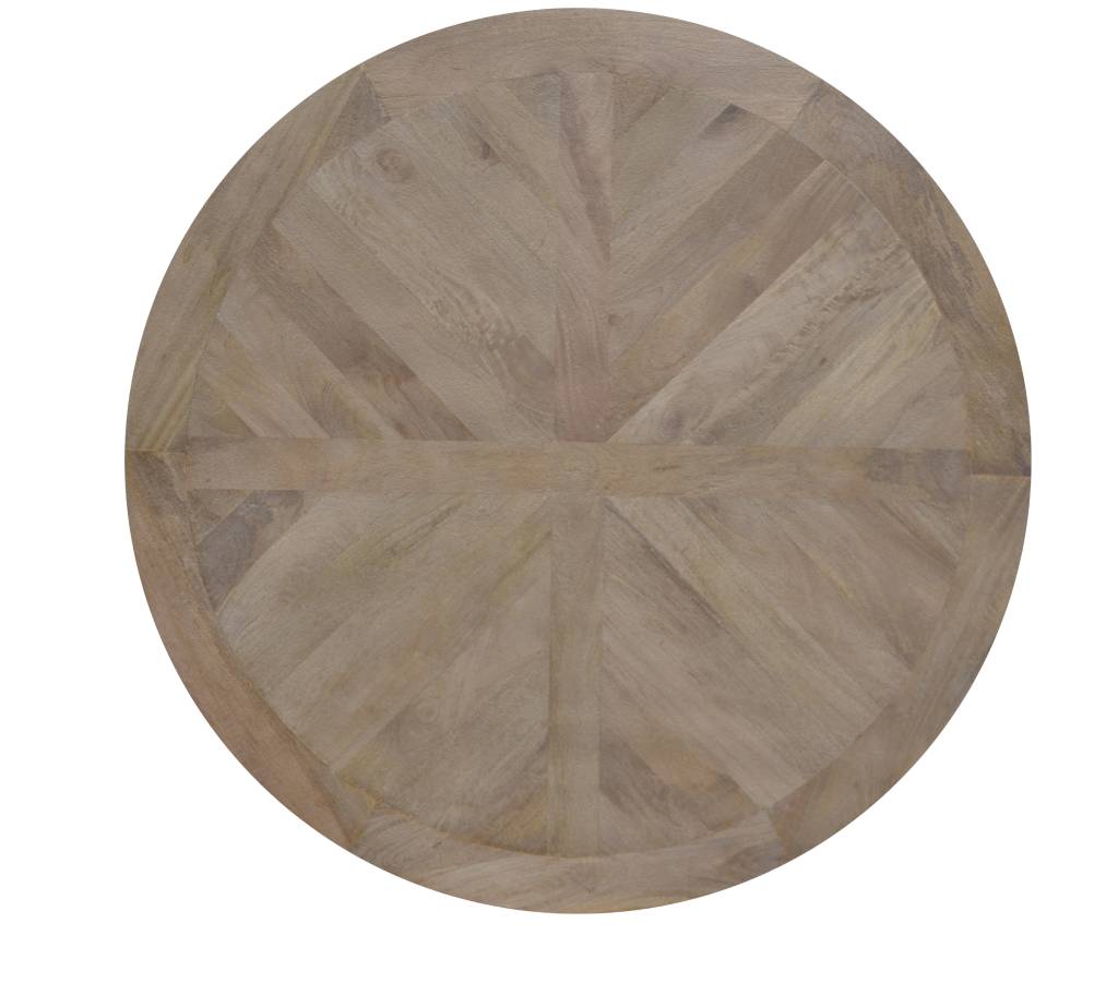 "Tuscany" Hardwood Timber 135cm Round Dining Table, Black Base + 4 Noosaville Crossback Chairs, Black (RRP $2999) - Image 4