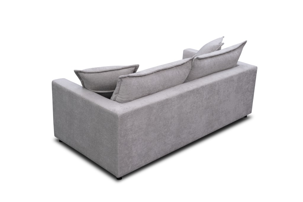 "Carolina" Hamptons Style 2 Seater Pull Out Sofa Bed, Silver (RRP $2999) - Image 3