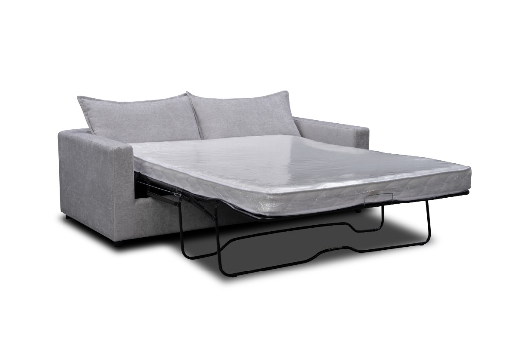 "Carolina" Hamptons Style 2 Seater Pull Out Sofa Bed, Silver (RRP $2999) - Image 5