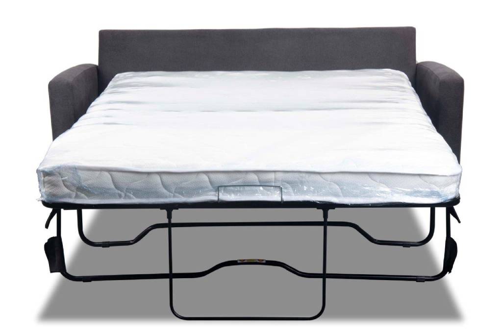 "Burleigh" 2 Seater Sofa Bed Lounge with Double Mattress, Graphite W179 x D90 x H90 CM (RRP $1699) - Image 2