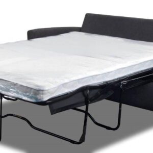 "Burleigh" 2 Seater Sofa Bed Lounge with Double Mattress, Graphite W179 x D90 x H90 CM (RRP $1699)