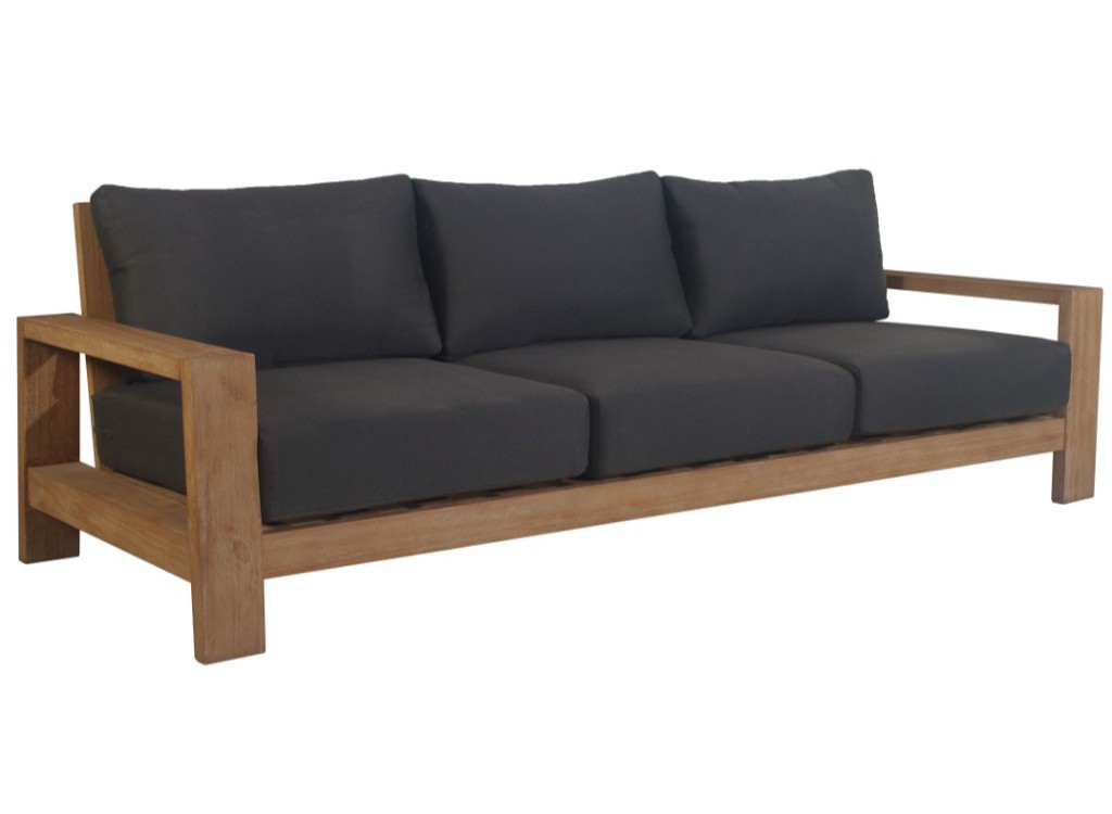 "Marrakesh" Coastal Style Outdoor 3 Seater Lounge, 237x89x75cm (RRP $1999) - Image 3