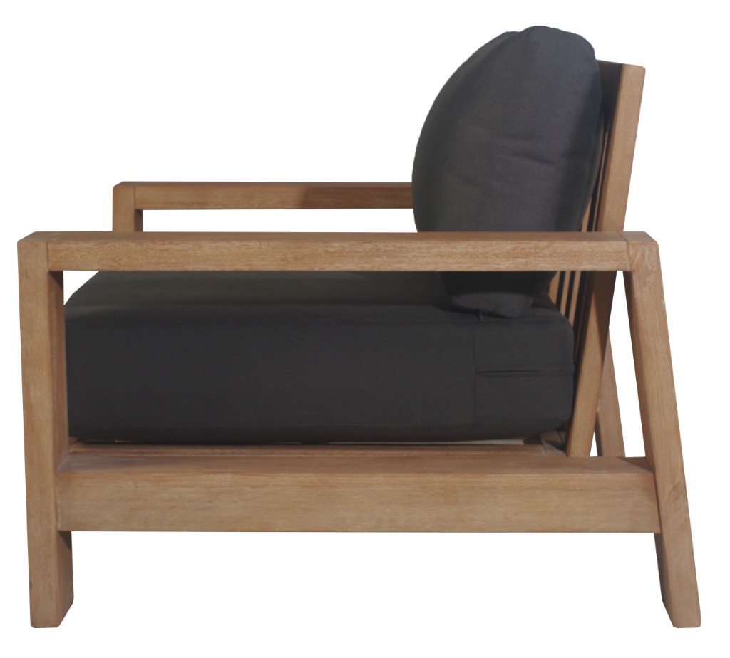 "Marrakesh" Coastal Style Outdoor Timber Armchair, W95 x D89 x H75 CM (RRP $1199) - Image 4