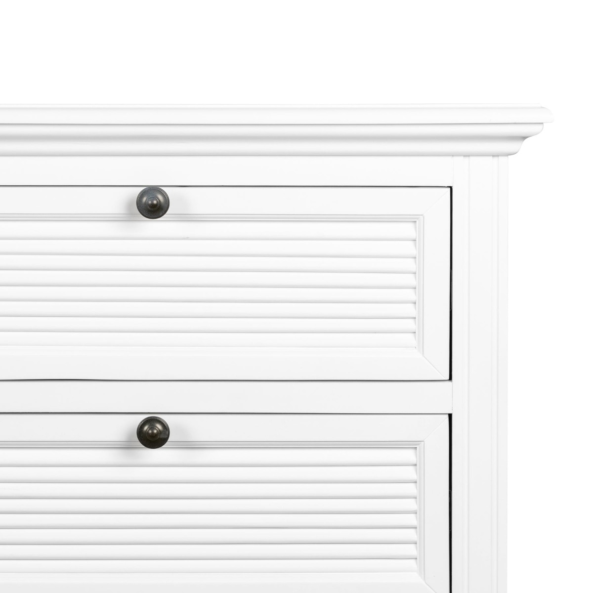 West Beach Chest of 6 Drawers White, L 140cm W 45cm H 82cm (RRP $1999) - Image 8