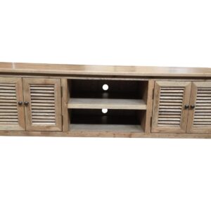 "Palm Beach" Timber TV Entertainment Unit Oak, 180cm x 50cm x 55cmH (RRP $2499)