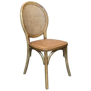 "Seychelles" Plantation Style Cane Weave Rattan Dining Chair Natural (RRP $449)