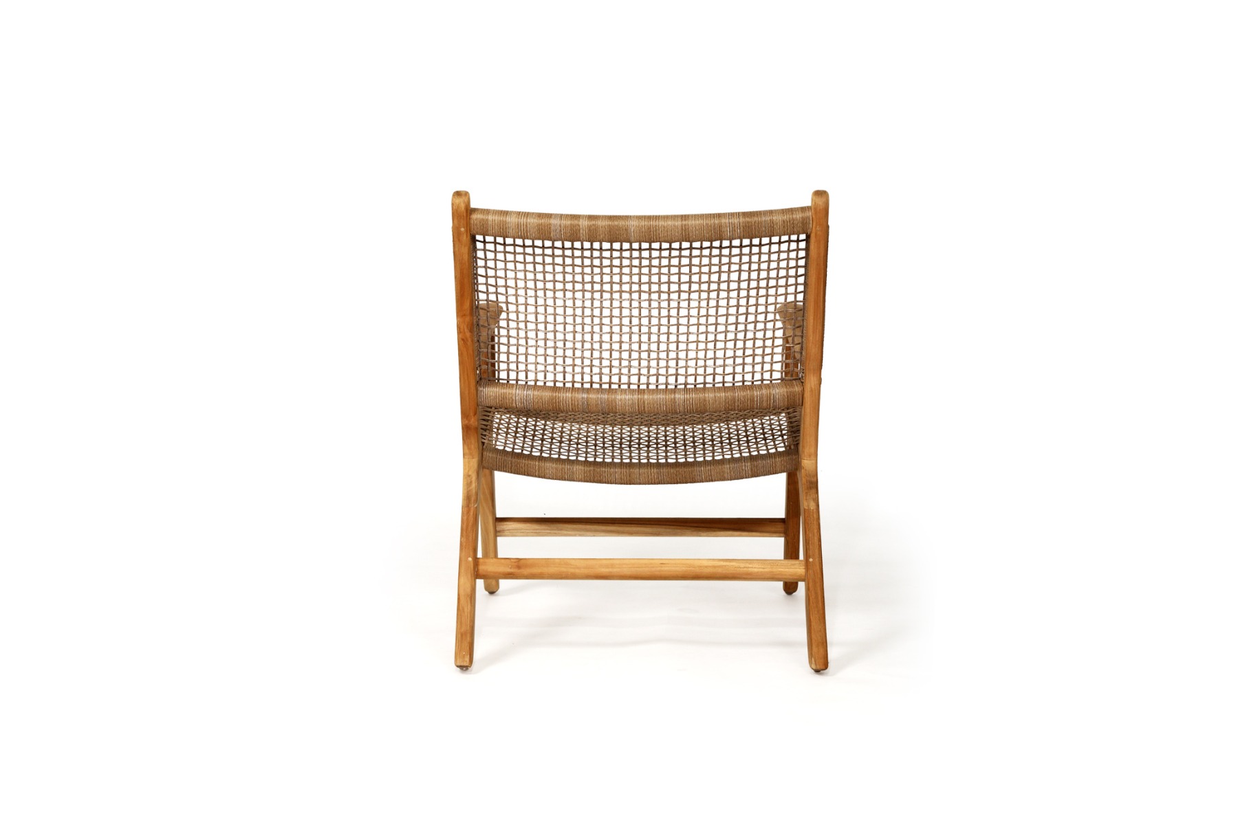 Zen Accent Arm Chair Washed Grey, W 66cm x D 82cm x H 72cm - Image 12