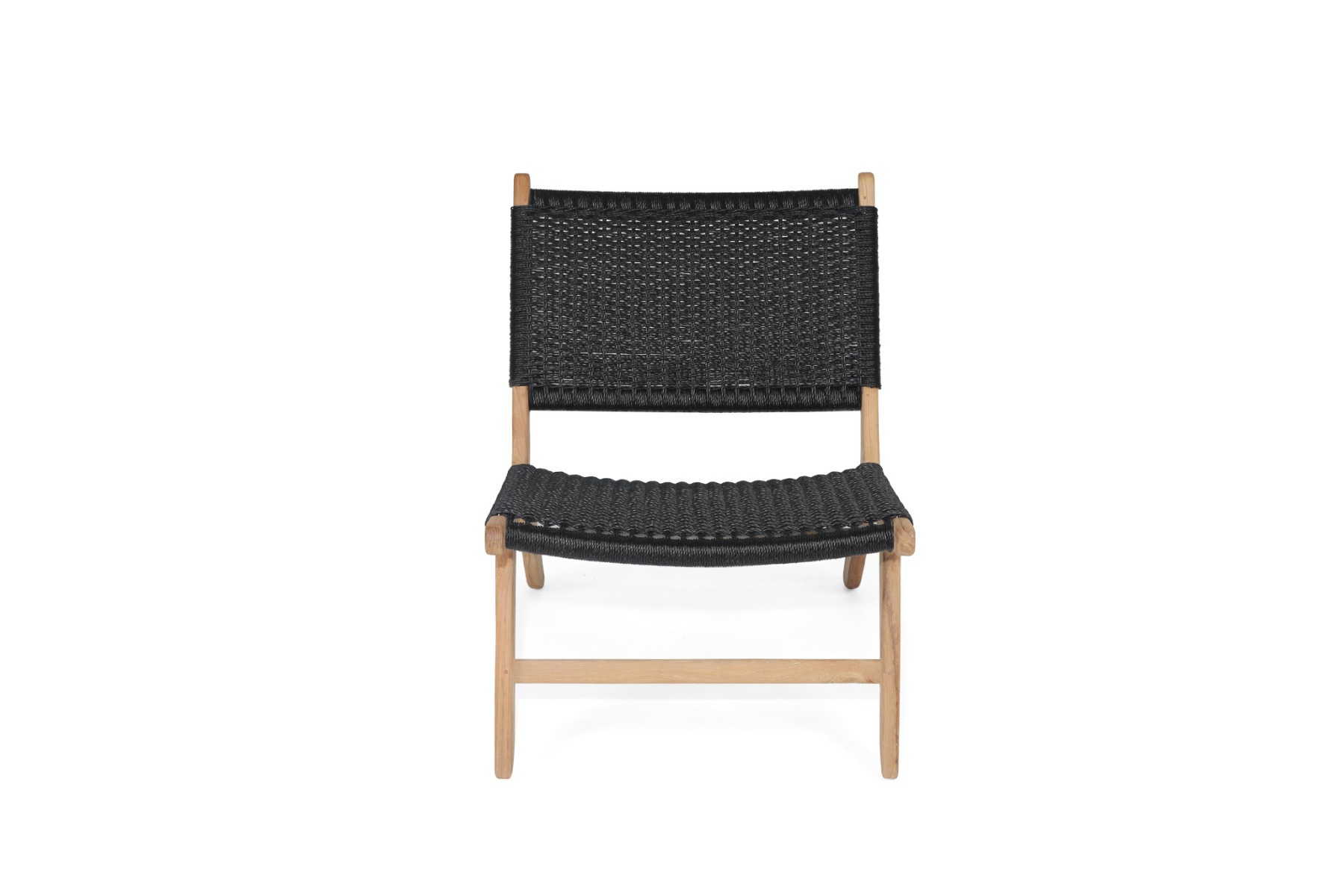 Zen Accent Chair Black (Close Weave), W 66cm x D 82cm x H 72cm - Image 8