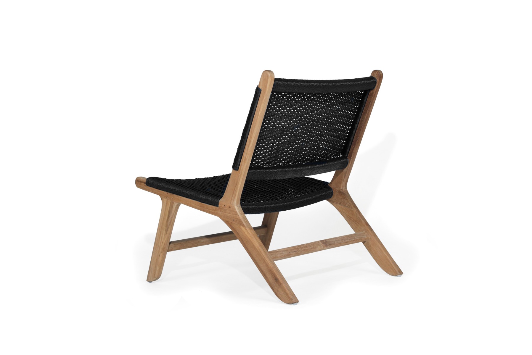 Zen Accent Chair Black (Close Weave), W 66cm x D 82cm x H 72cm - Image 6