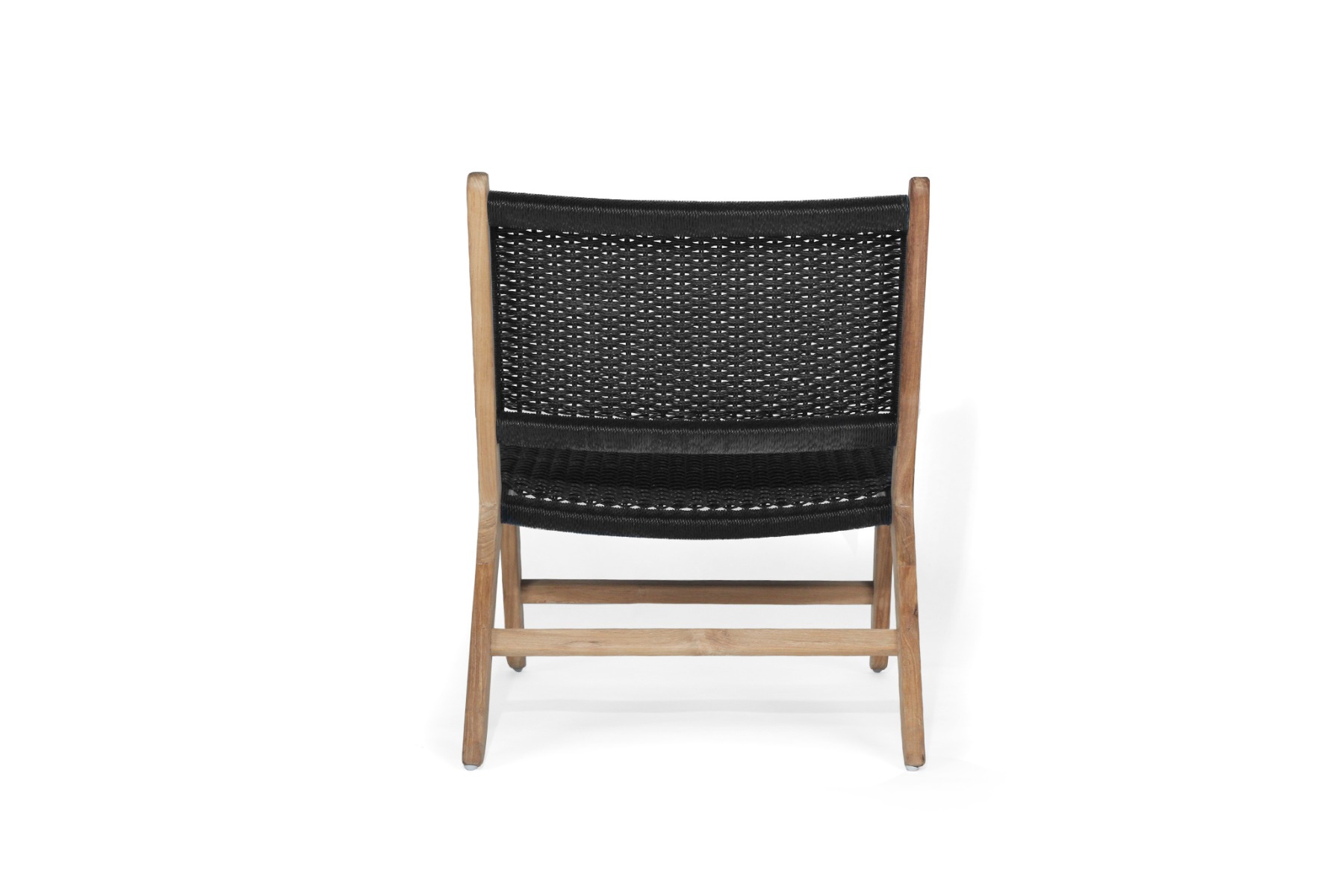 Zen Accent Chair Black (Close Weave), W 66cm x D 82cm x H 72cm - Image 5