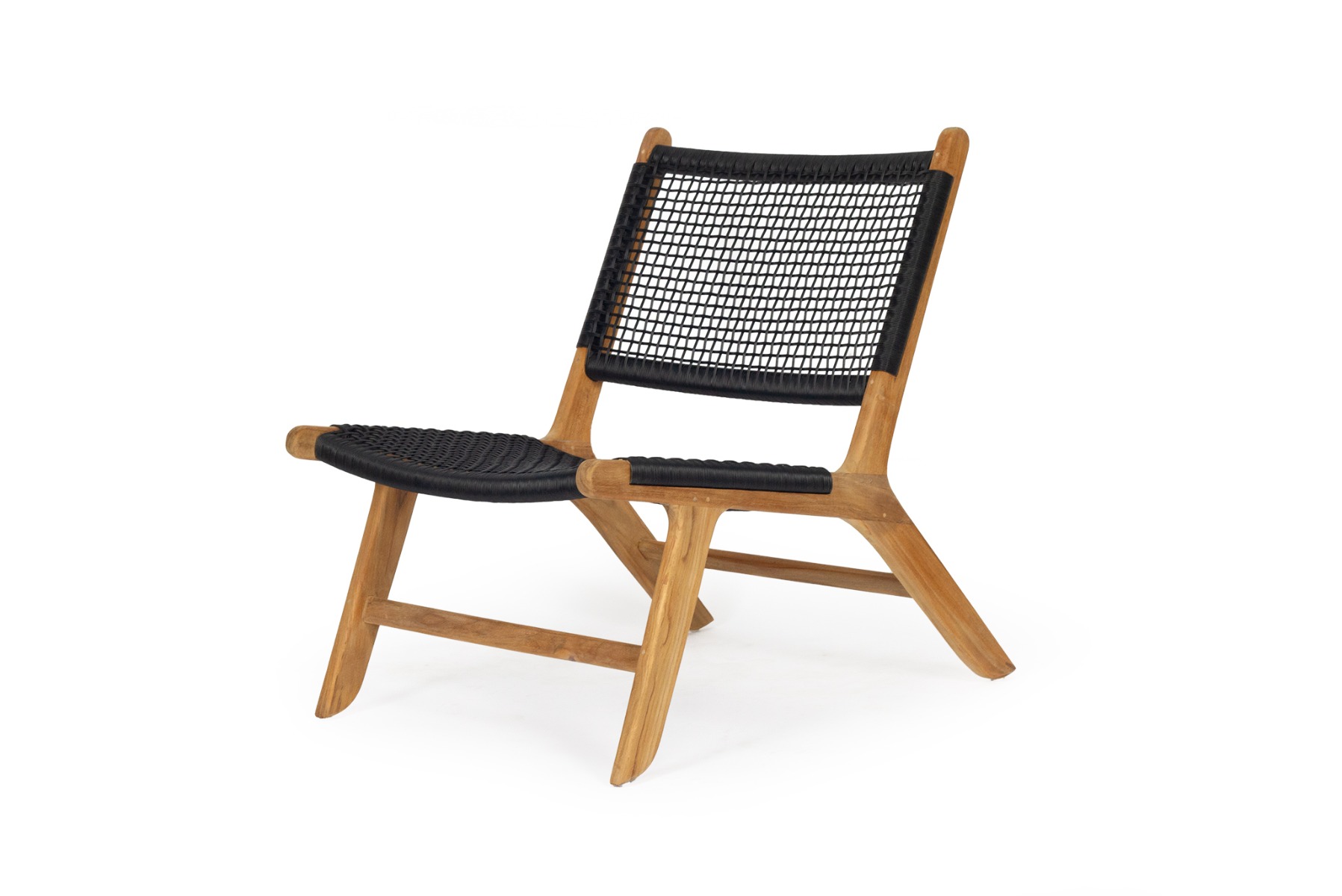 Zen Accent Chair Black, W 66cm x D 82cm x H 72cm - Image 8