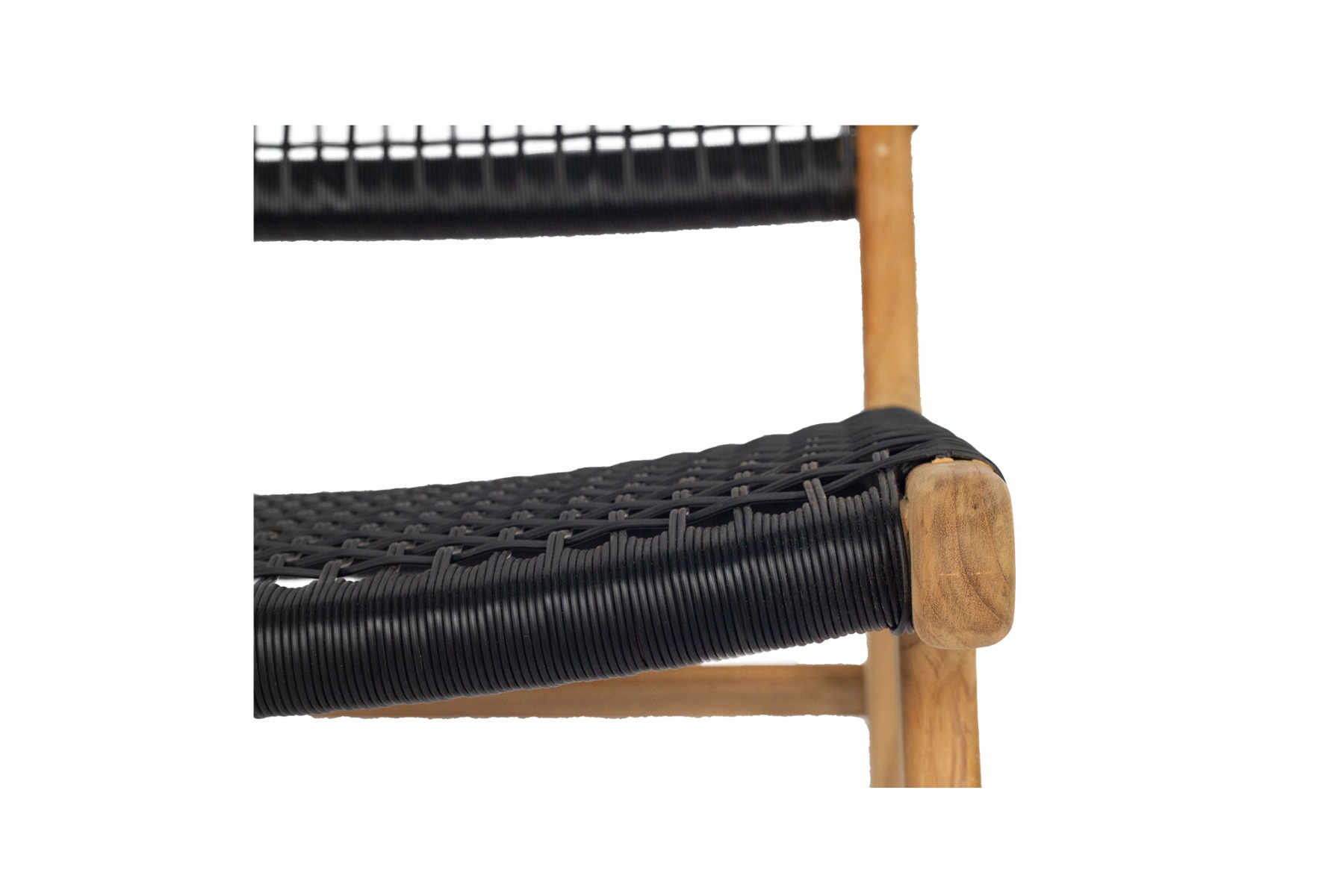 Zen Accent Chair Black, W 66cm x D 82cm x H 72cm - Image 2