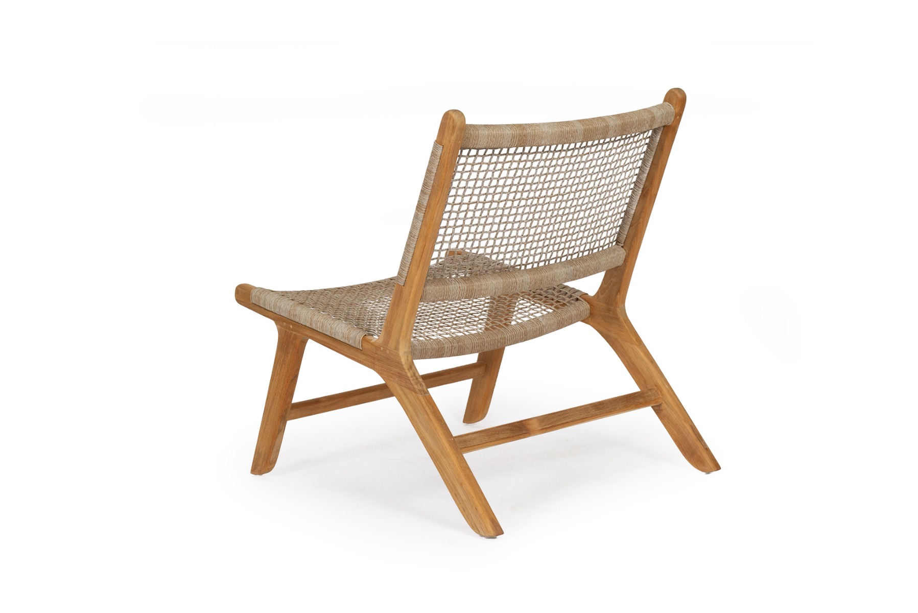 Zen Accent Chair Washed Grey, W 66cm x D 82cm x H 72cm - Image 6