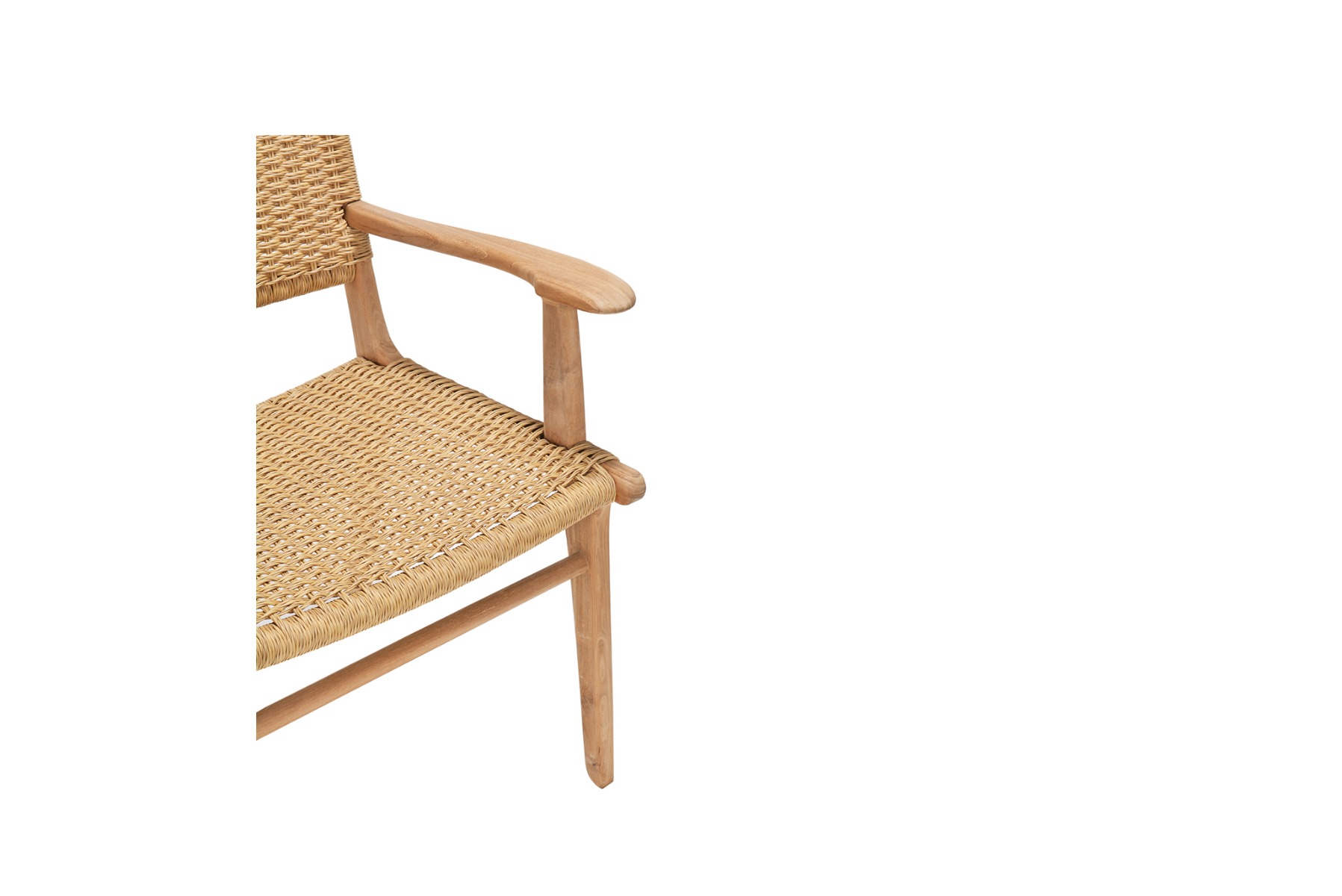 Zen Armchair Sand Close Weave, W 66cm x D 55cm x H 88cm - Image 2