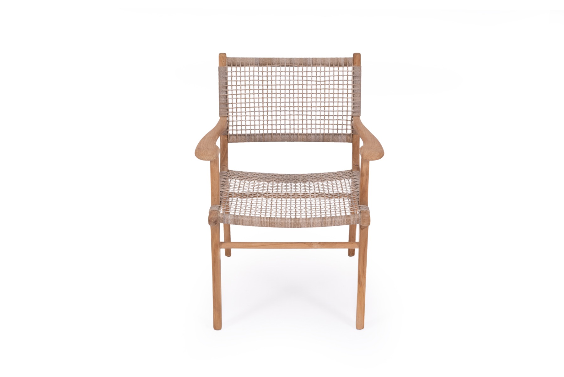 Zen Armchair Washed Grey, W 66cm x D 55cm x H 88cm - Image 5