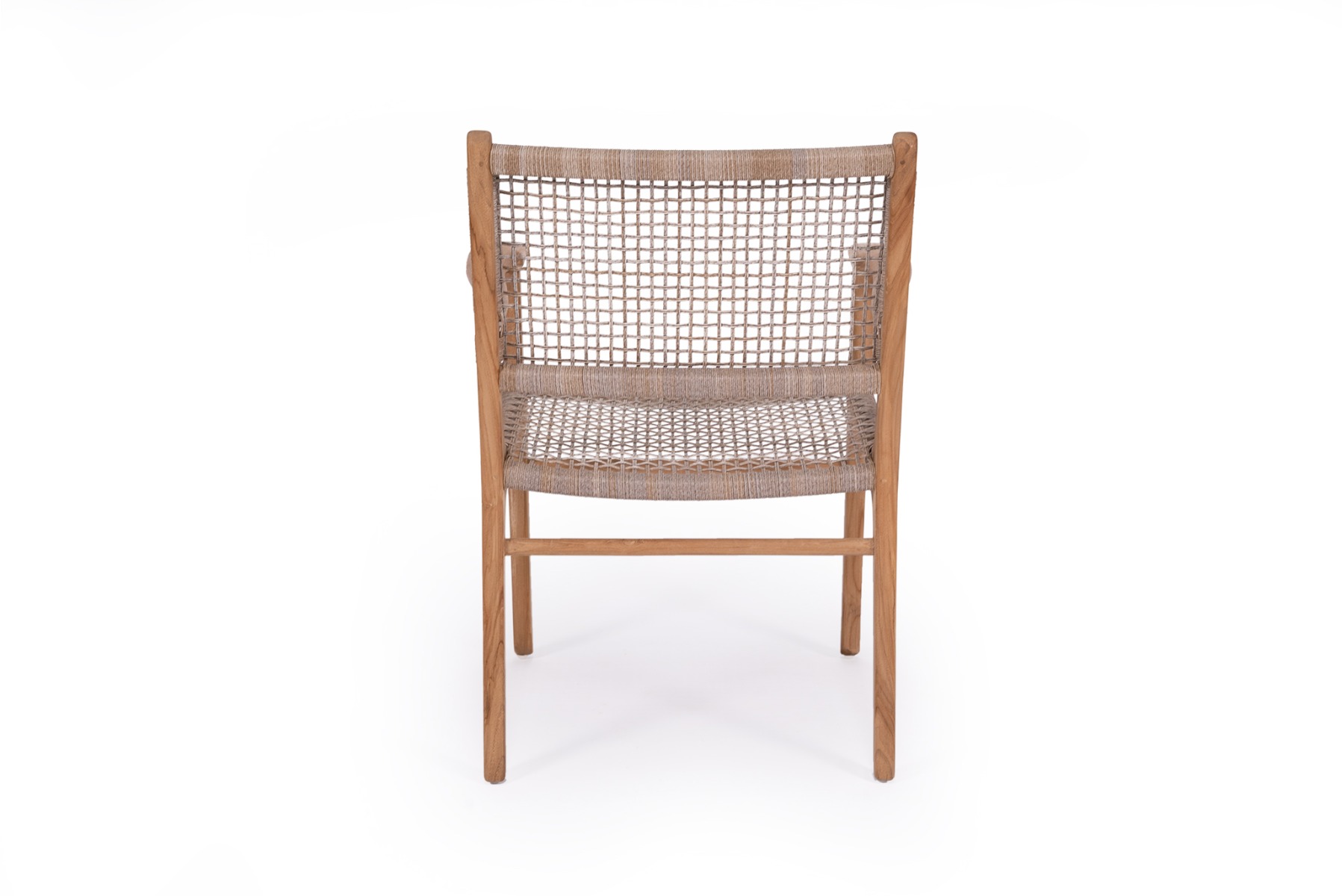 Zen Armchair Washed Grey, W 66cm x D 55cm x H 88cm - Image 6