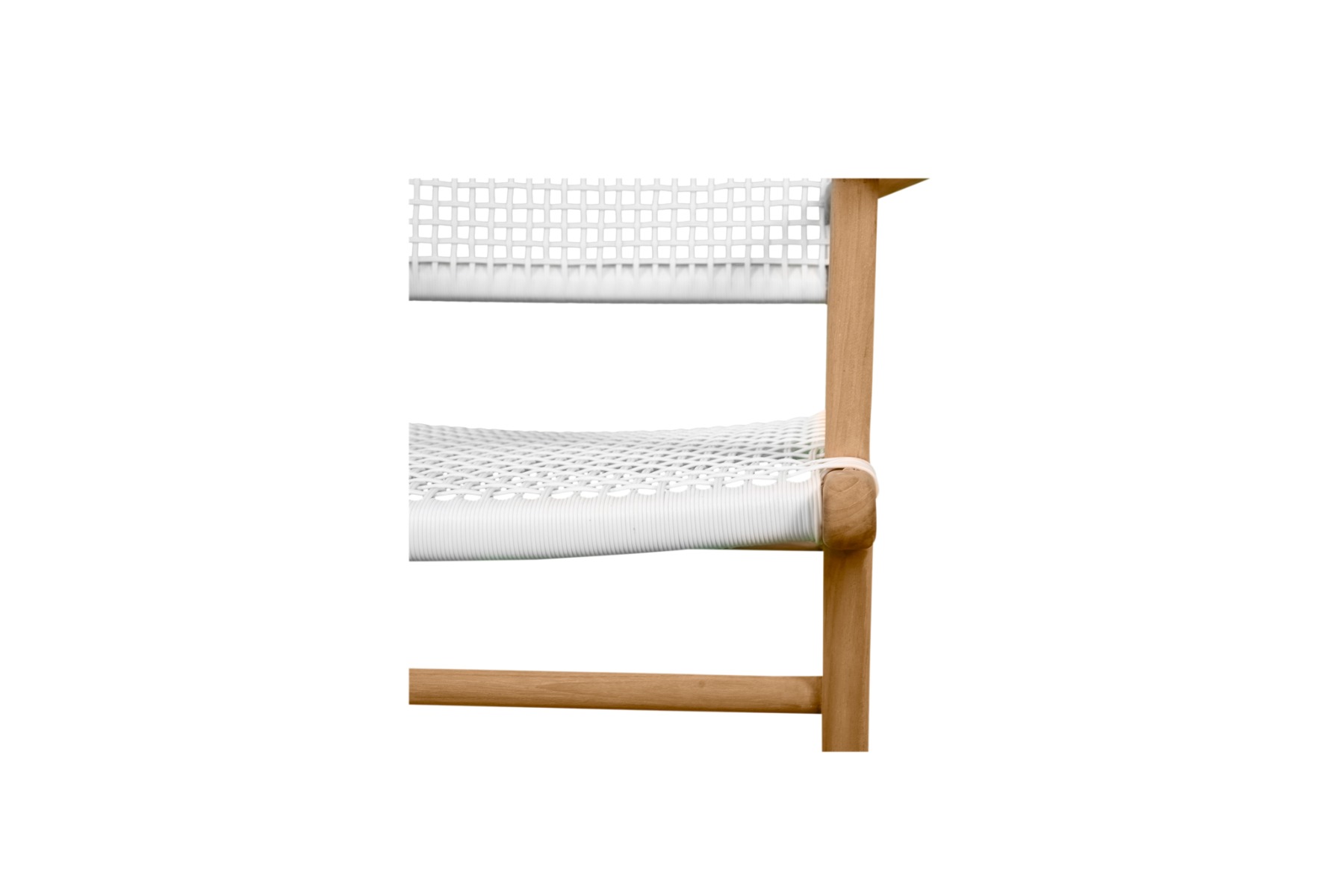 Zen Armchair White, W 66cm x D 55cm x H 88cm - Image 3