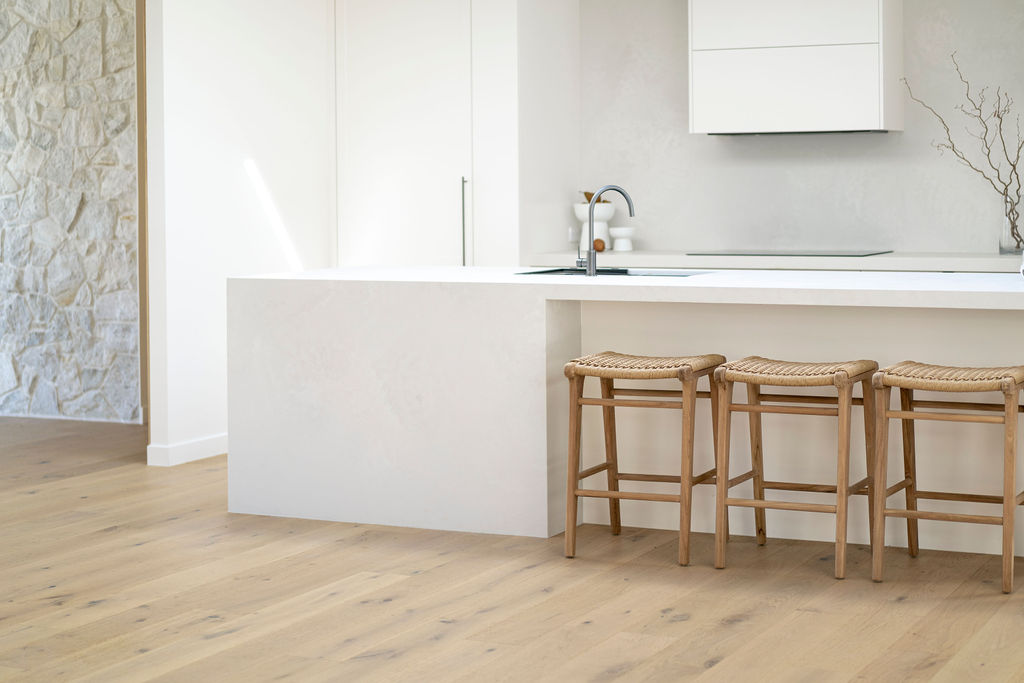 Zen Backless Counter Stool Sand (Close Weave), W 45cm x D 40cm x H 66cm - Image 6