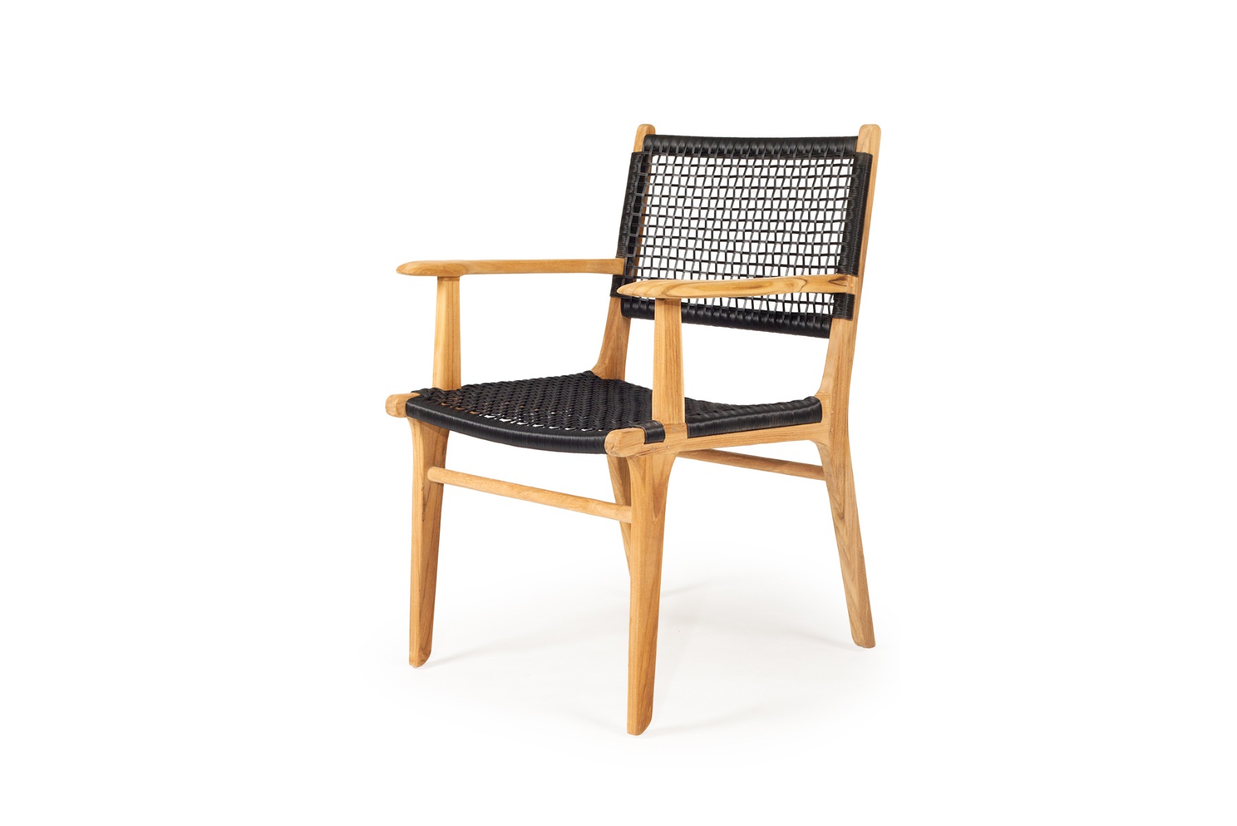Zen Armchair Black, W 66cm × D 55cm × H 88cm - Image 8