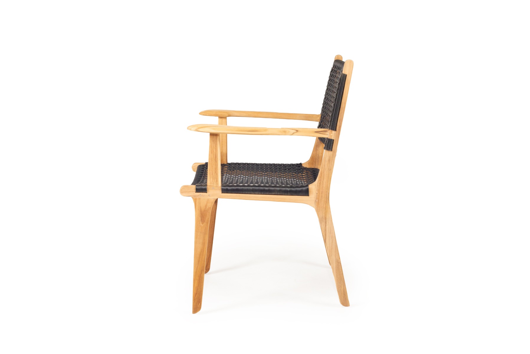 Zen Armchair Black, W 66cm × D 55cm × H 88cm - Image 7