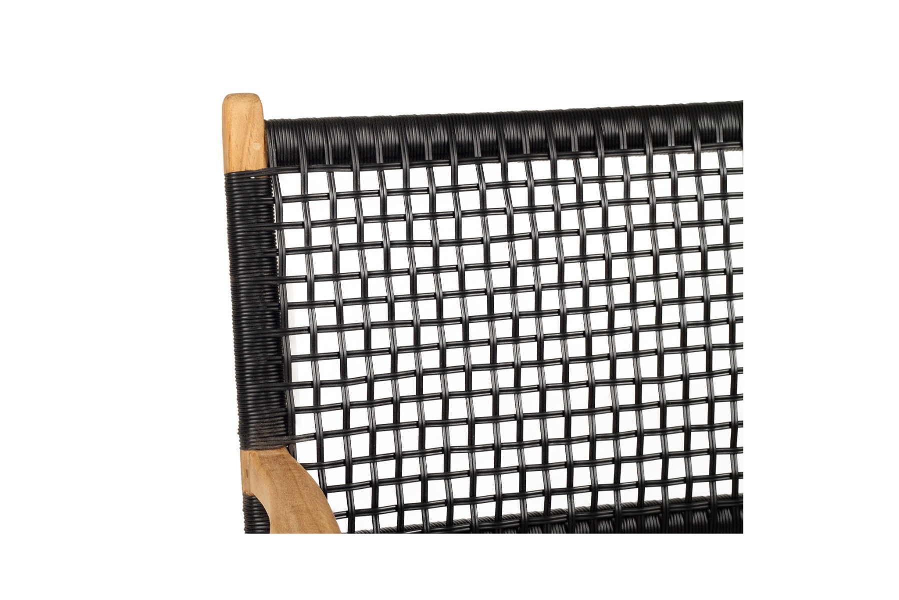 Zen Armchair Black, W 66cm × D 55cm × H 88cm - Image 2