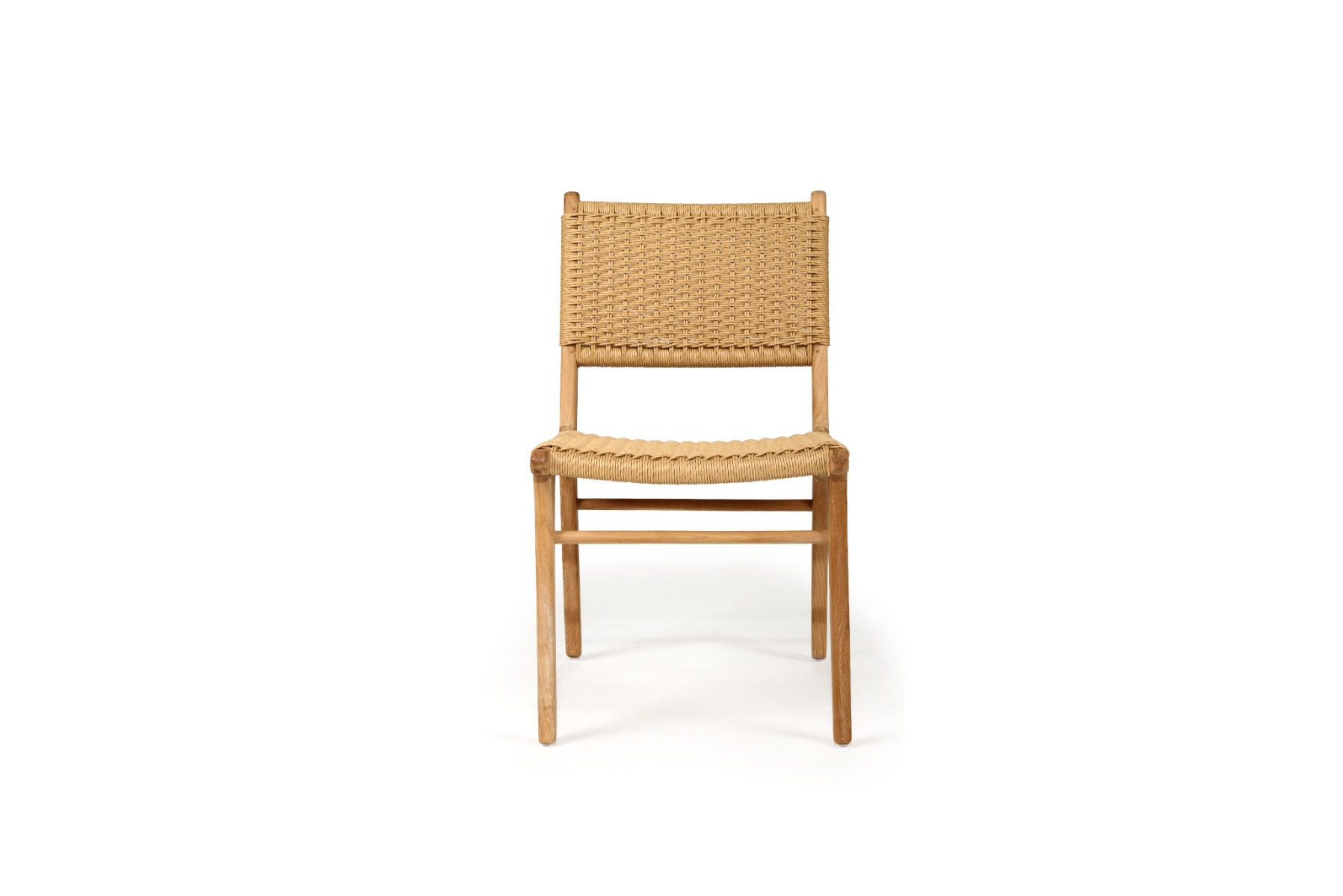 Zen Dining Chair Sand (Close Weave), Width 49cm x Depth 56cm x height 87cm - Image 2