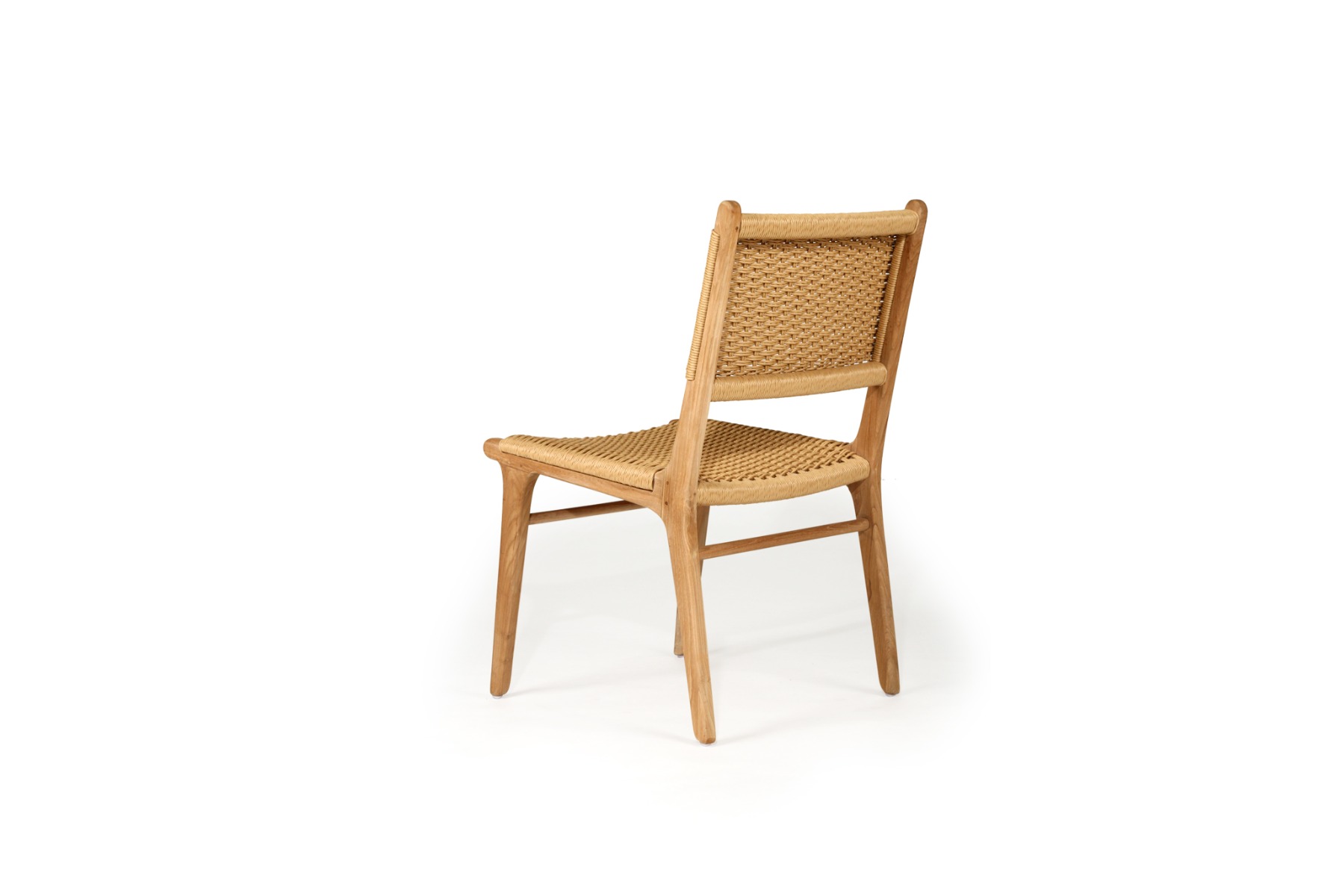 Zen Dining Chair Sand (Close Weave), Width 49cm x Depth 56cm x height 87cm - Image 5