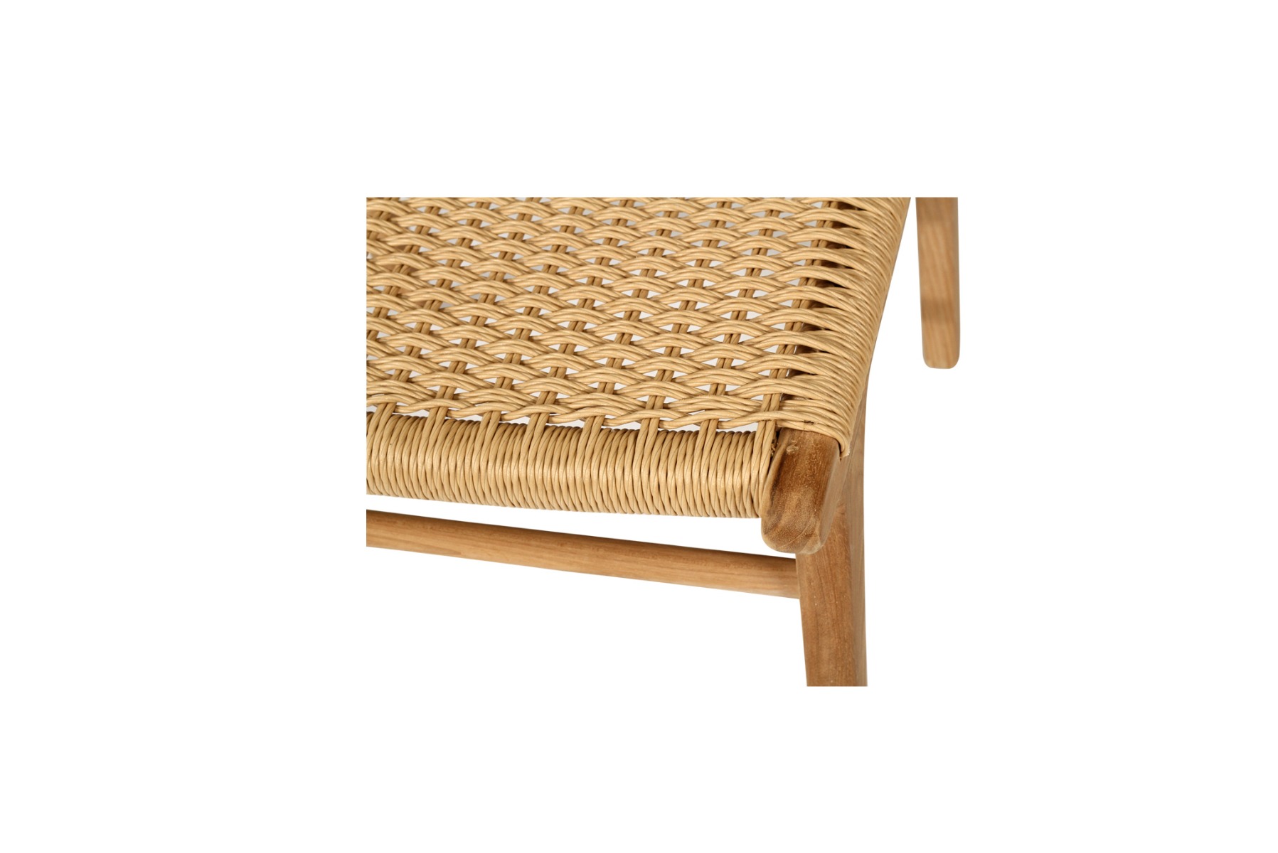 Zen Dining Chair Sand (Close Weave), Width 49cm x Depth 56cm x height 87cm - Image 8