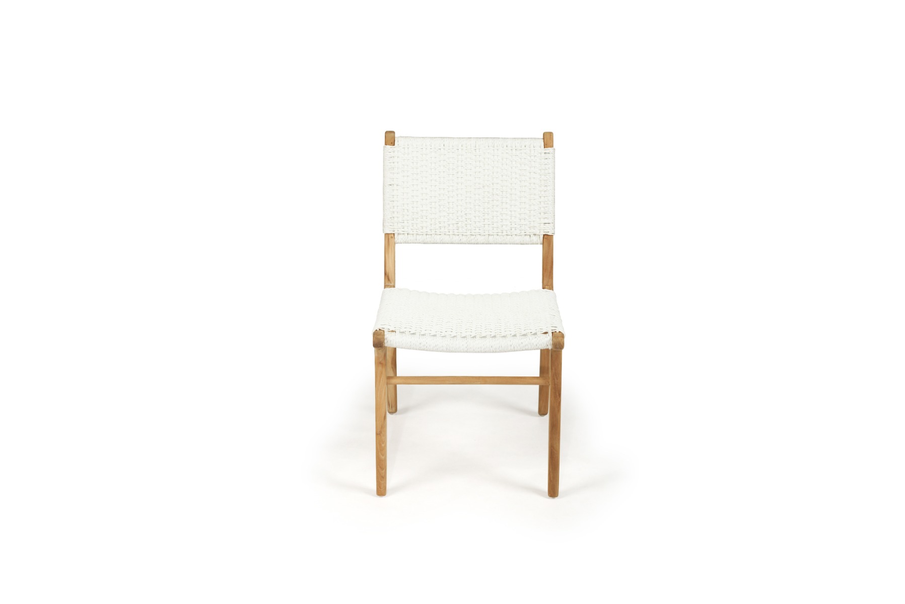 Zen Dining Chair White (Close Weave), Width 49cm x Depth 56cm x Height 87cm - Image 7