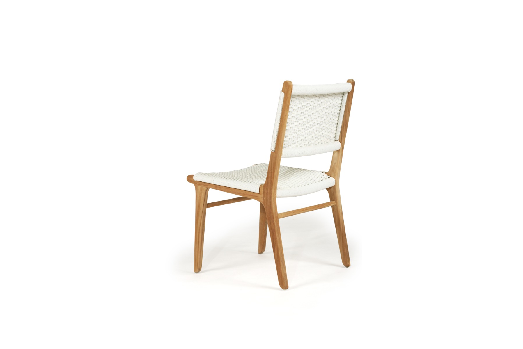 Zen Dining Chair White (Close Weave), Width 49cm x Depth 56cm x Height 87cm - Image 10