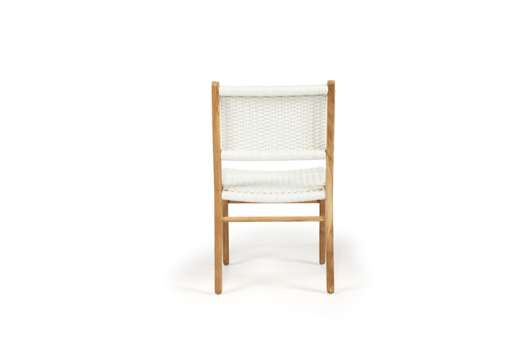 Zen Dining Chair White (Close Weave), Width 49cm x Depth 56cm x Height 87cm - Image 11