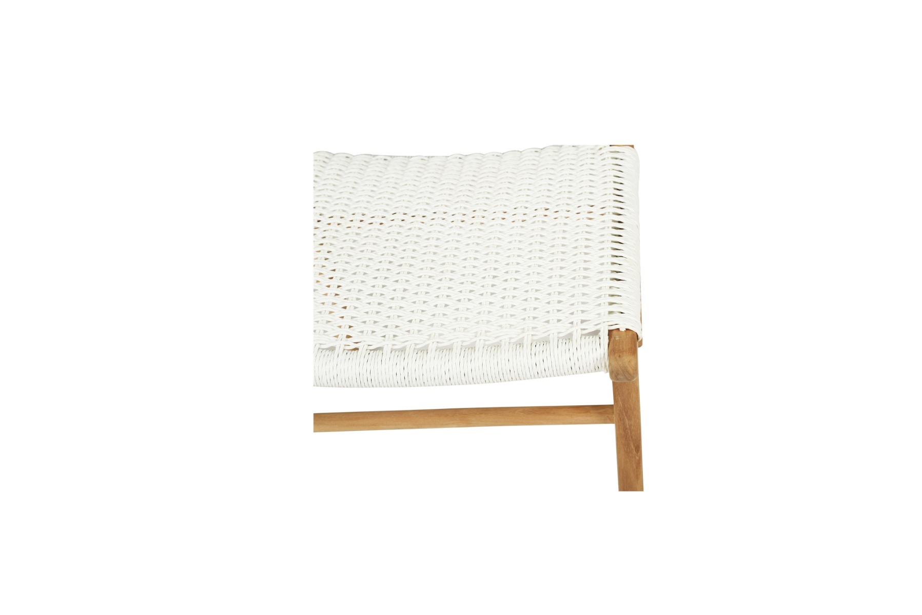 Zen Dining Chair White (Close Weave), Width 49cm x Depth 56cm x Height 87cm - Image 12
