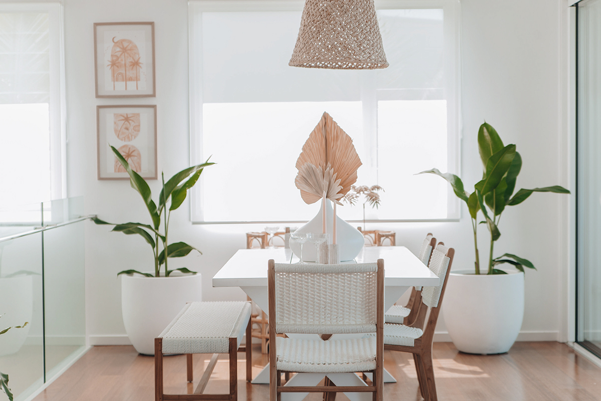 Zen Dining Chair White (Close Weave), Width 49cm x Depth 56cm x Height 87cm - Image 17