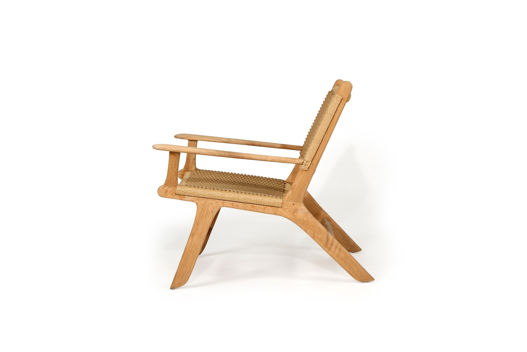 Zen Accent Arm Chair Sand (Close Weave), W 66cm × D 82cm × H 72cm - Image 9