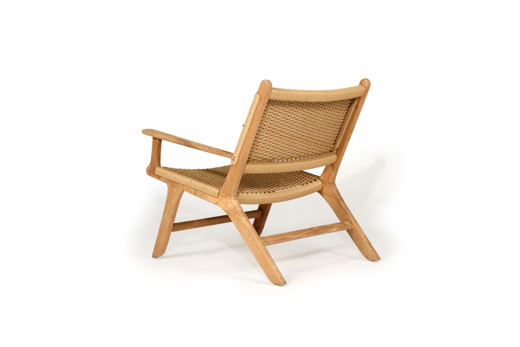 Zen Accent Arm Chair Sand (Close Weave), W 66cm × D 82cm × H 72cm - Image 8