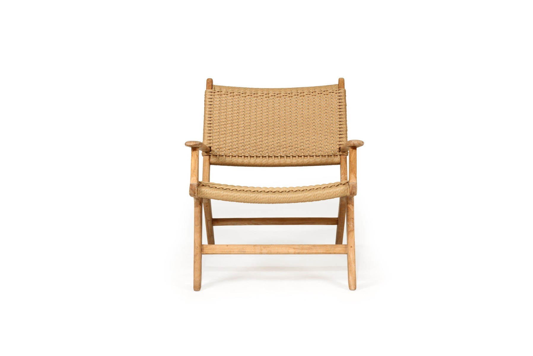 Zen Accent Arm Chair Sand (Close Weave), W 66cm × D 82cm × H 72cm - Image 6