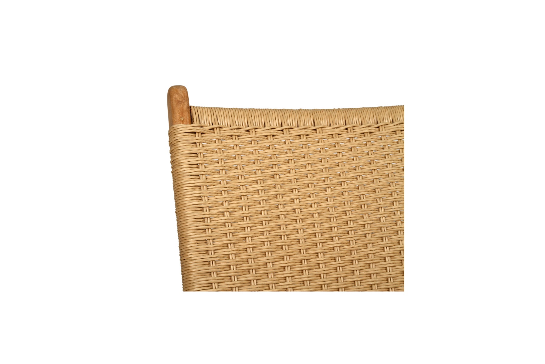 Zen Accent Arm Chair Sand (Close Weave), W 66cm × D 82cm × H 72cm - Image 4