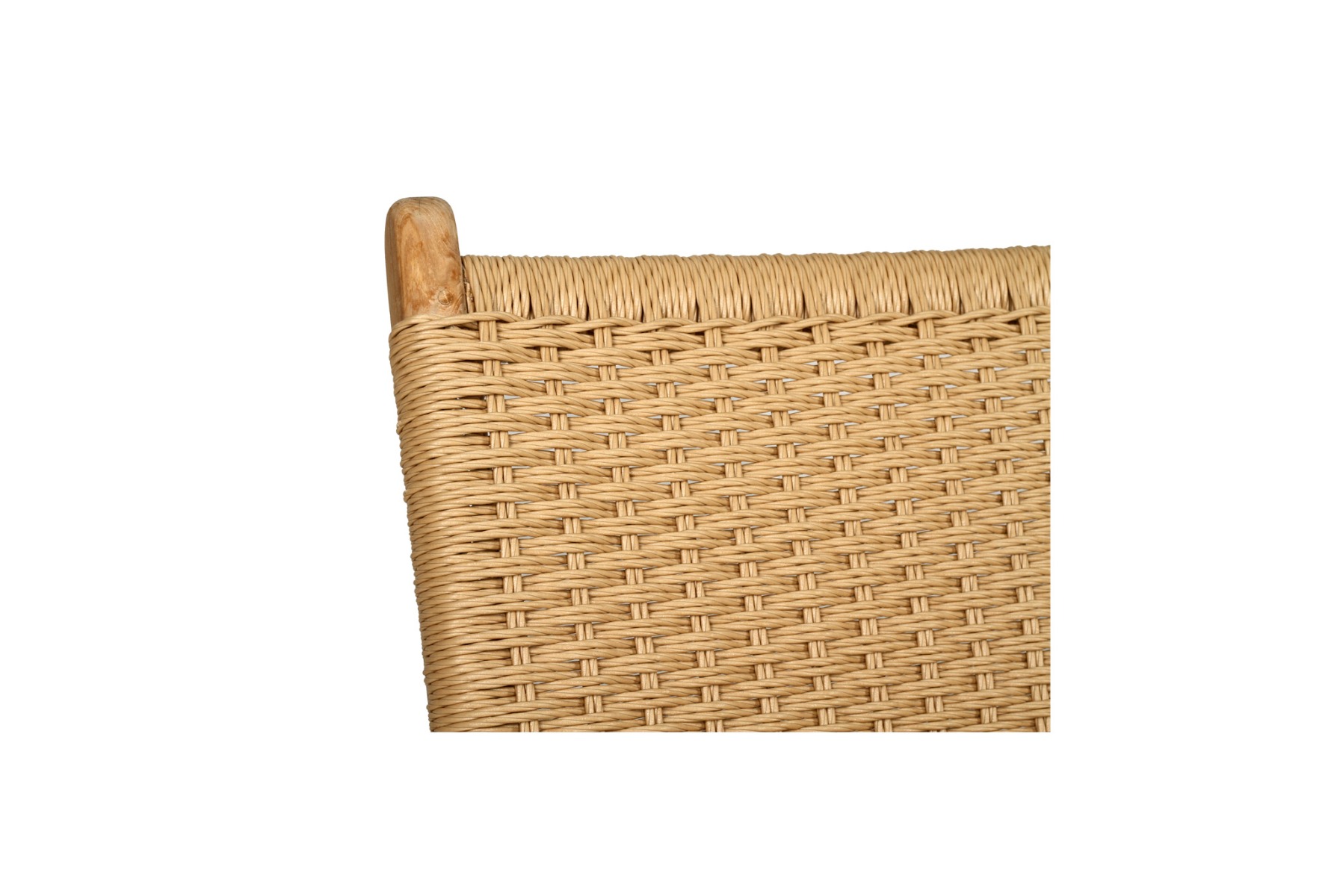 Zen Accent Chair Sand (Close Weave), W 66cm x D 82cm x H 72cm - Image 3