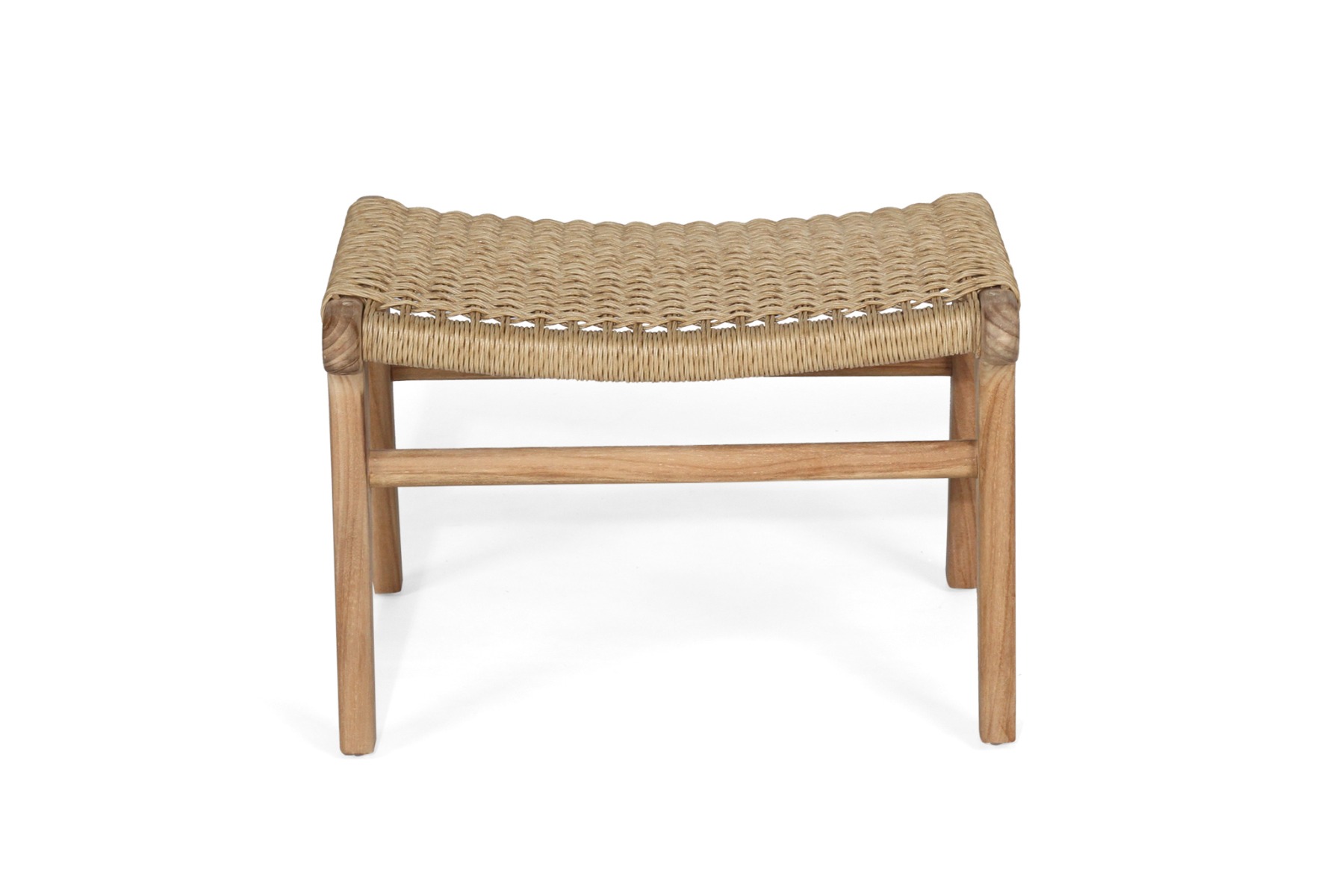 Zen Lazy Chair Ottoman Sand (Close Weave), W 38cm x D 55cm x H 40cm - Image 5