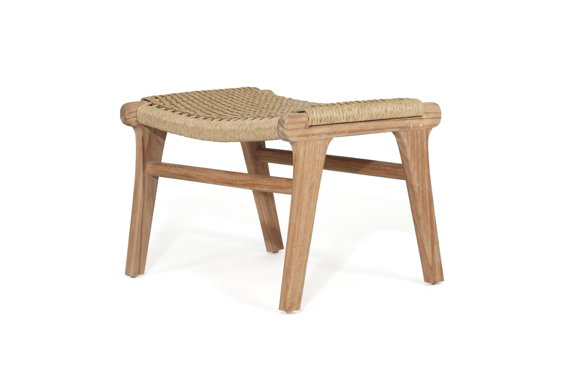 Zen Lazy Chair Ottoman Sand (Close Weave), W 38cm x D 55cm x H 40cm - Image 6