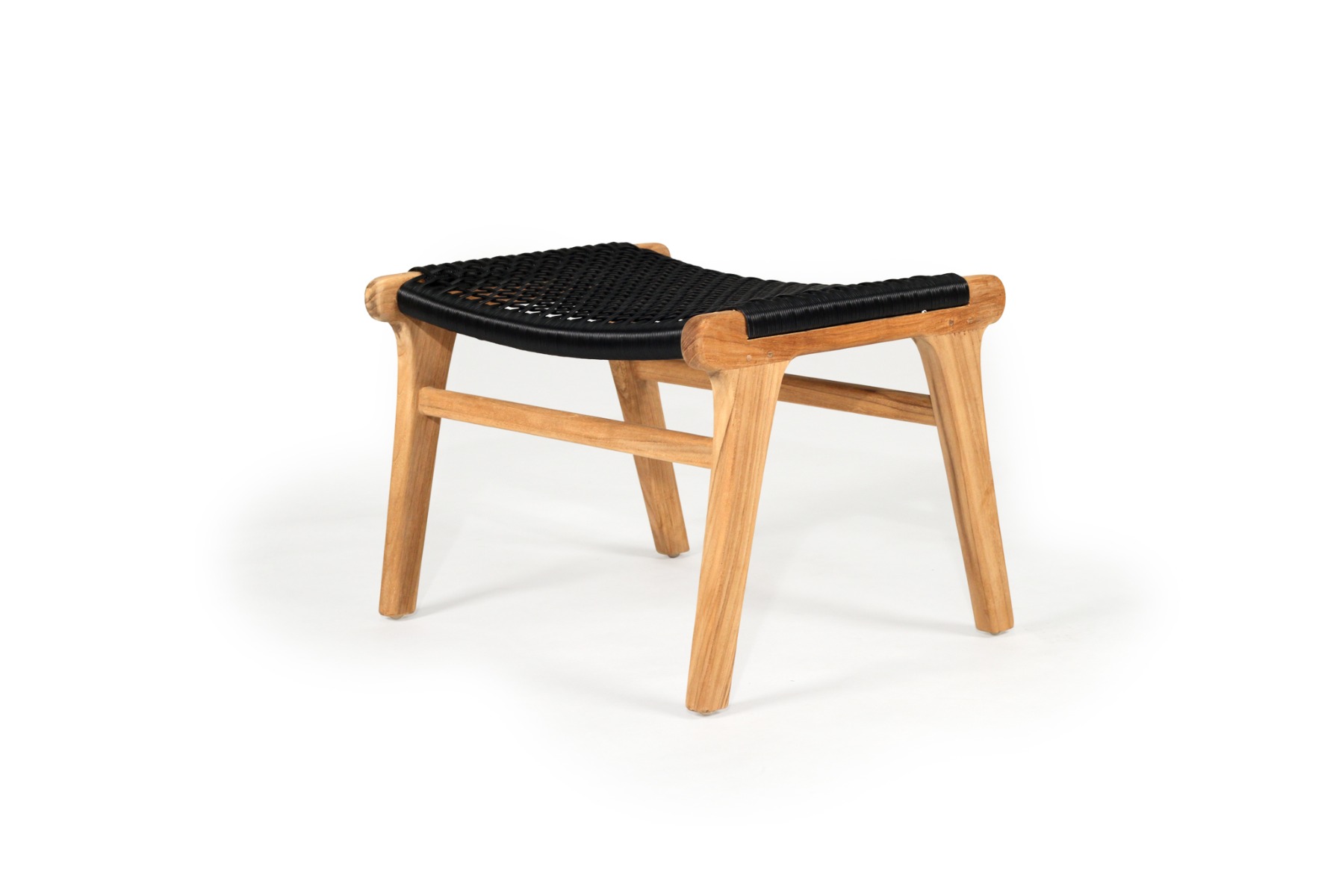 Zen Lazy Chair Ottoman Black, W 38cm x D 55cm x H40cm - Image 2