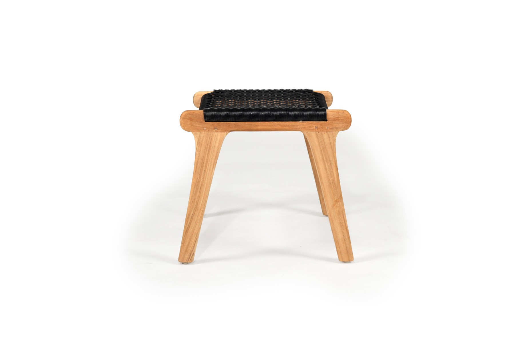 Zen Lazy Chair Ottoman Black, W 38cm x D 55cm x H40cm - Image 3