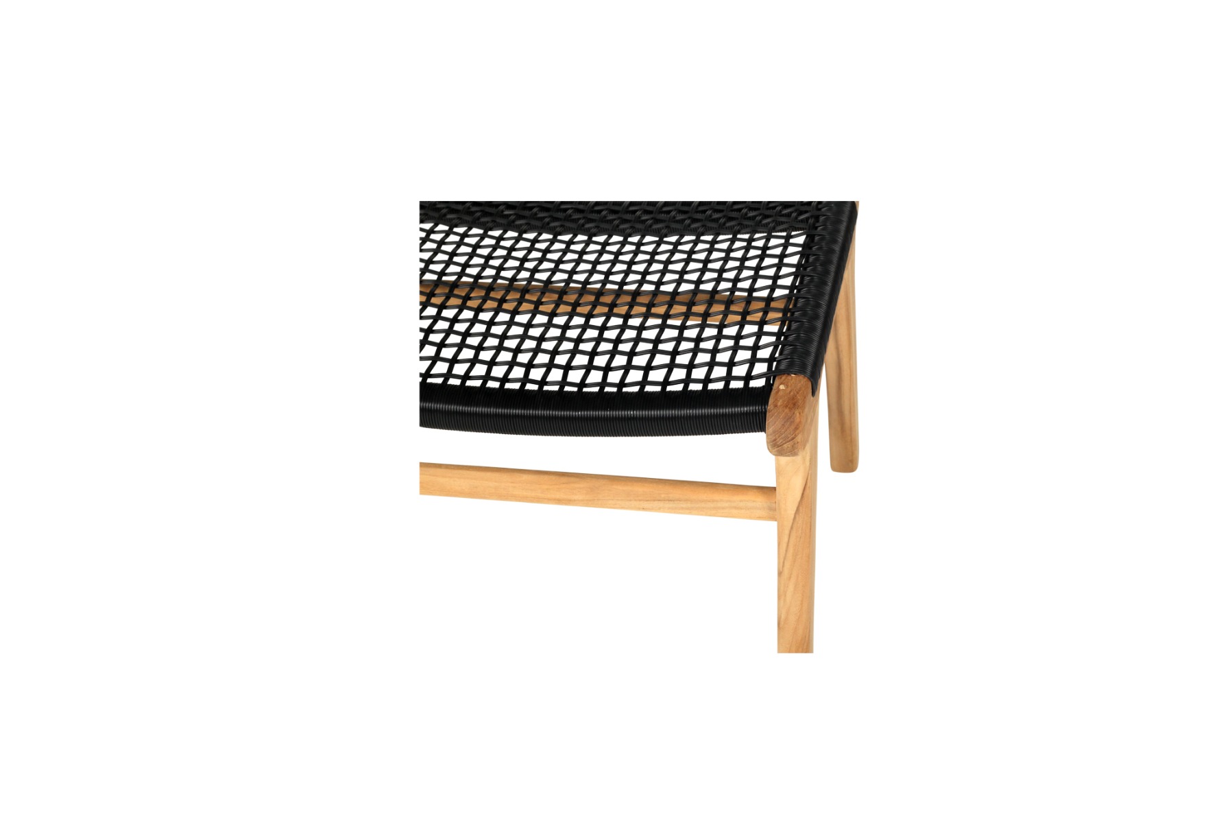 Zen Lazy Chair Ottoman Black, W 38cm x D 55cm x H40cm - Image 5