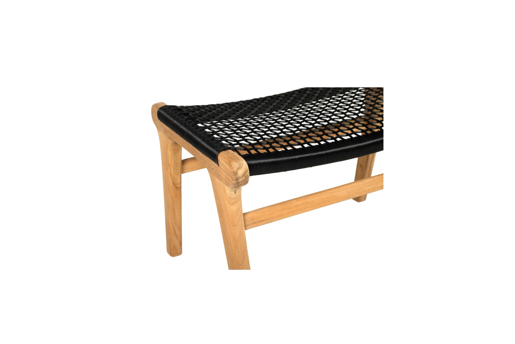 Zen Lazy Chair Ottoman Black, W 38cm x D 55cm x H40cm - Image 6