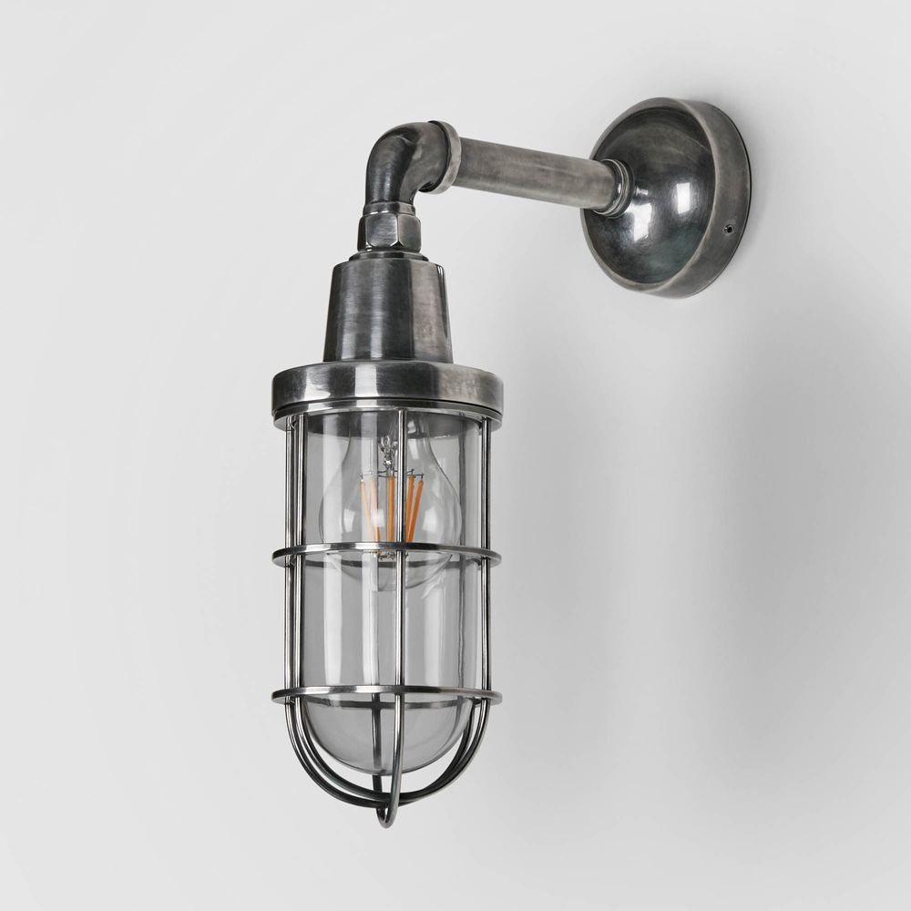 Starboard Outdoor Wall Light Antique Silver (RRP $495) - Image 3