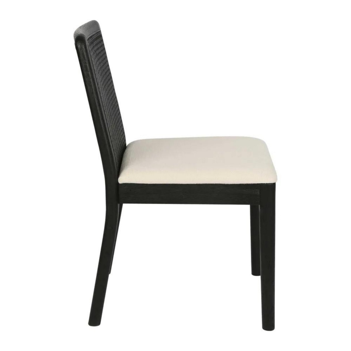 Montrose Dining Chair Black, W 58cm D 47cm H 83.5cm (RRP $599) - Image 3